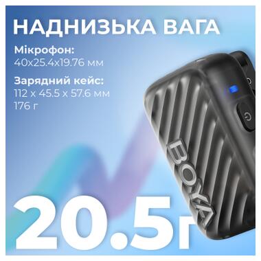 Микрофон Boya MIC 2-02 Type-C/TRS Black (MIC 2-02) фото №6