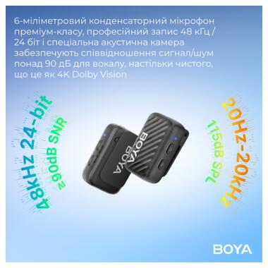 Микрофон Boya mini-12 Type-C/Lightning Black (mini-12) фото №11
