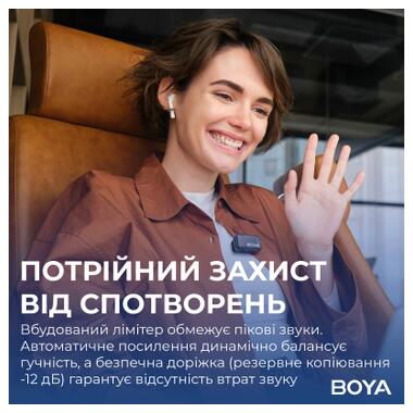 Микрофон Boya mini-12 Type-C/Lightning Black (mini-12) фото №12