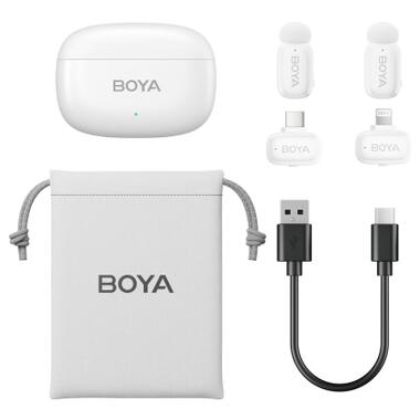 Микрофон Boya mini-13 Type-C/Lightning White (mini-13) фото №2