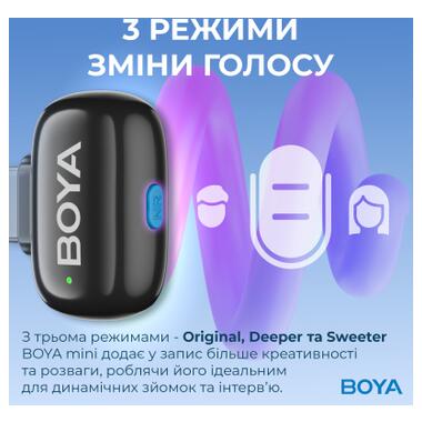 Микрофон Boya mini-14 Type-C Black (mini-14) фото №9