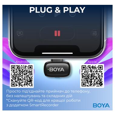 Микрофон Boya mini-16 Type-C Black (mini-16) фото №11