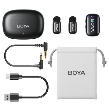 Микрофон Boya mini-18 3,5 мм/TRS/Type-C Black (mini-18) фото №2