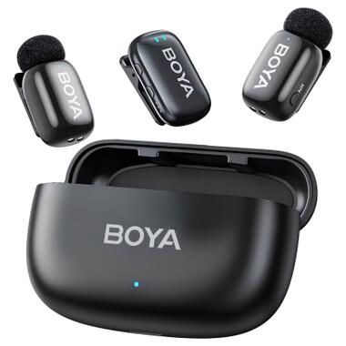 Микрофон Boya mini-18 3,5 мм/TRS/Type-C Black (mini-18) фото №1