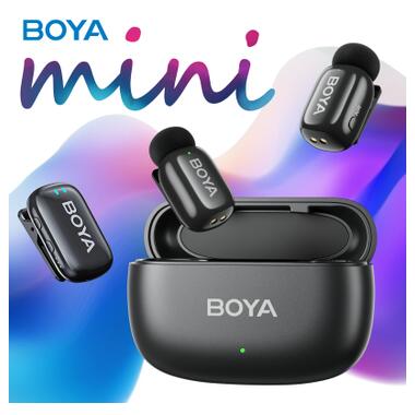 Микрофон Boya mini-18 3,5 мм/TRS/Type-C Black (mini-18) фото №6