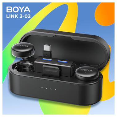 Микрофон Boya LINK 3-02 Type-C/TRS Black (LINK 3-02) фото №5