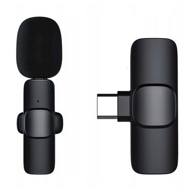 Мікрофон петличний для телефону Epik K9 Bluetooth 2in1 USB-C Black фото №1