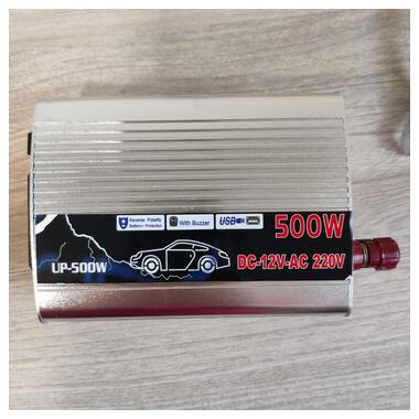 Інвертор UP-500W (12V/220V) 500 Ватт фото №2