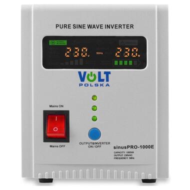 Инвертор Volt Polska SINUS PRO 1000E 12V/220V фото №1