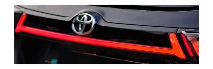 Ліхтар-вставка задня Toyota Highlander 2014 LED чорна CP (CPTYHL14TGS) фото №8
