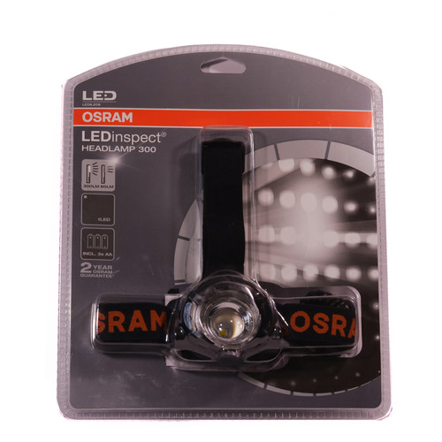 Інспекційний лобовий ліхтар OSRAM LEDIL209 LEDinspect HEADLAMP 300 фото №1