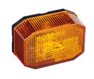 Бічний помаранчевий контурно-габаритний ліхтар із відбивачем Aspock Flexipoint Led 60204 фото №2