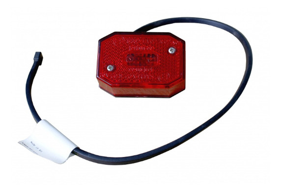 Задній червоний контурно-габаритний ліхтар із відбивачем Aspock Flexipoint Led 60205 фото №2
