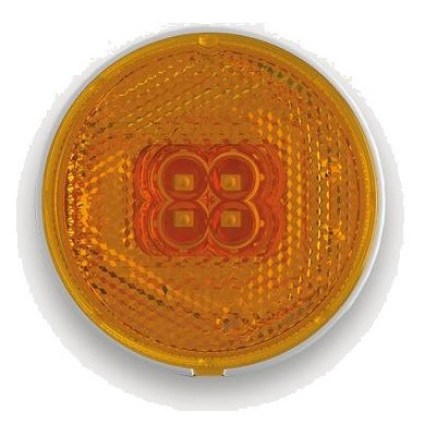 Ліхтар габаритний Fristom FT-060 Z LED жовтий зі світловідбивачем та дротом фото №1