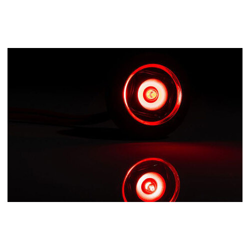 Ліхтар габаритний Fristom червоний з проводом FT-074 C LED фото №3