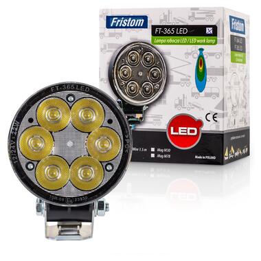 Світлодіодна робоча фара Fristom зі сфокусованим світлом та кабель 1,5 м FT-365 LED фото №1