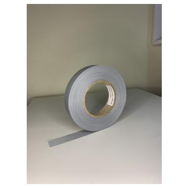 Стрічка світловідбиваюча BUROMAX, 5,0см, 100м,  R250, срібна BUROMAX фото №1
