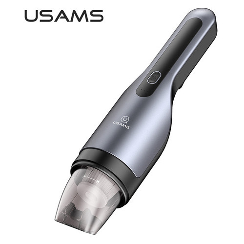 Автомобильный пылесос Usams Mini Handheld Vacuum Cleaner US-ZB108 |80W, 120ml, 5500Pa| black (12621) фото №1