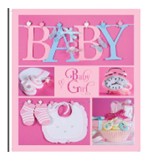 Фотоальбом EVG 20sheet Baby collage Pink w/box (UA) фото №1