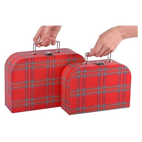 Набір ігрових валіз Goki Червоні в смужку (60103G) фото №3