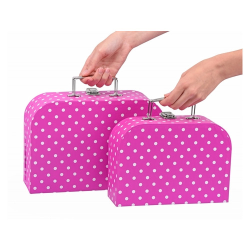 Набір ігрових валіз Goki Фіолетові в горошок (60106G) фото №4