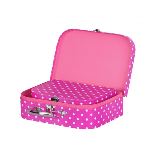 Набір ігрових валіз Goki Фіолетові в горошок (60106G) фото №2