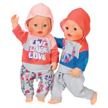 Аксессуар к кукле Zapf Набор одежды Baby Born Трендовый спортивный костюм Розовый (826980-1) фото №3