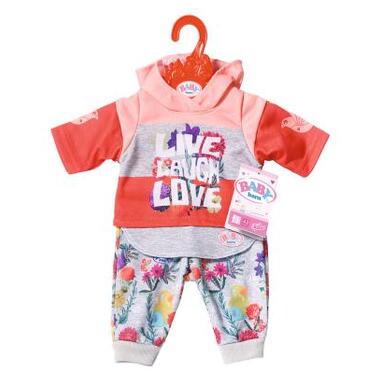 Аксессуар к кукле Zapf Набор одежды Baby Born Трендовый спортивный костюм Розовый (826980-1) фото №2