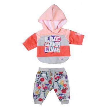 Аксессуар к кукле Zapf Набор одежды Baby Born Трендовый спортивный костюм Розовый (826980-1) фото №1