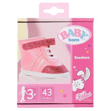 Аксесуар до ляльки Zapf Взуття для ляльки Baby Born - Рожеві кеди (833889) фото №1