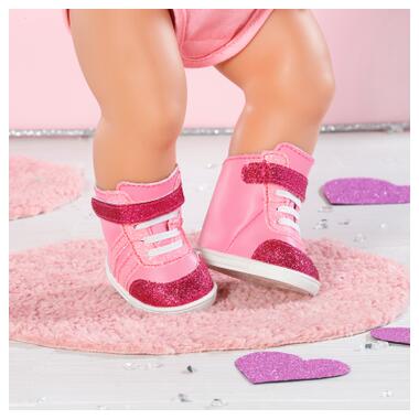 Аксесуар до ляльки Zapf Взуття для ляльки Baby Born - Рожеві кеди (833889) фото №4