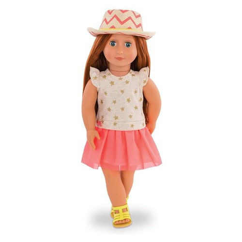 Лялька Our Generation Клементін 46 см в сукні з капелюшком (BD31138Z) фото №1