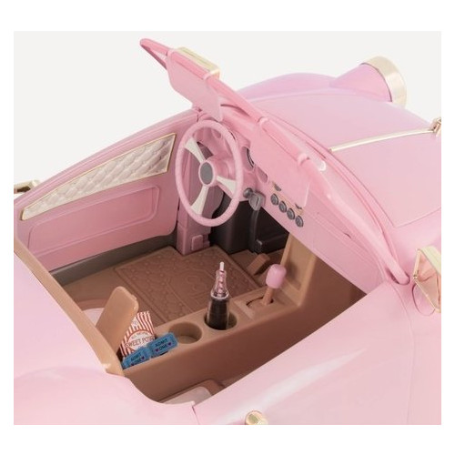 Транспорт для ляльок Our Generation Ретро автомобіль з відкритим вгору (BD67051Z) фото №7
