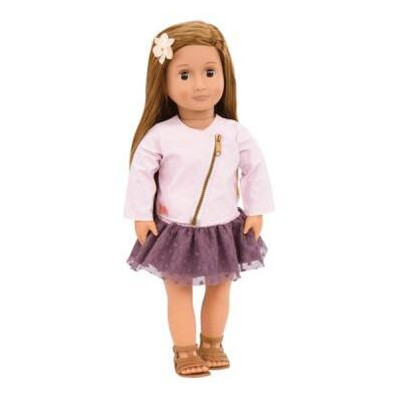 Лялька Our Generation Вієна 46 см у рожевій шкіряній куртці (BD31101Z) фото №1