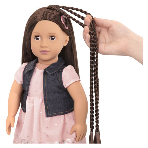 Лялька Our Generation Кейлін 46 см з зростаючим волоссям, брюнетка (BD31204Z) фото №4