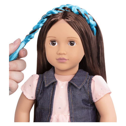 Лялька Our Generation Кейлін 46 см з зростаючим волоссям, брюнетка (BD31204Z) фото №6