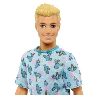 Лялька Barbie Fashionistas Кен у футболці з кактусами (HJT10) фото №3