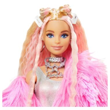 Лялька Barbie Екстра в рожевій пухнастій шубці (GRN28) фото №4