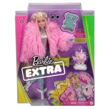 Лялька Barbie Екстра в рожевій пухнастій шубці (GRN28) фото №1