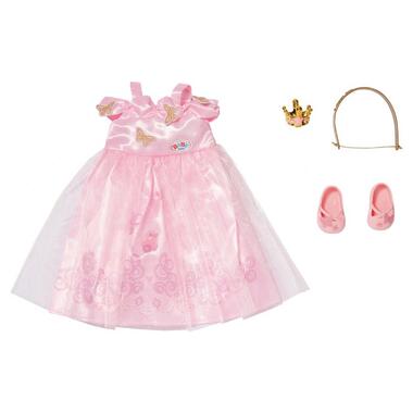 Набір одягу для ляльки BABY BORN - Принцеса (сукня, туфлі, корона) фото №1