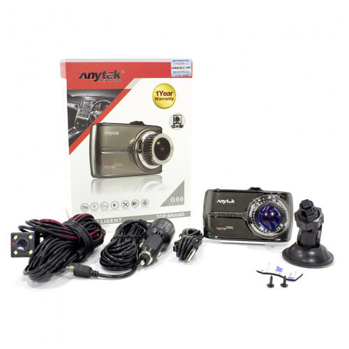 Відеореєстратор із записом звуку Car DVR Anytek G66 3.5 IPS G-Sensor IMX323 (3930-11403) фото №13