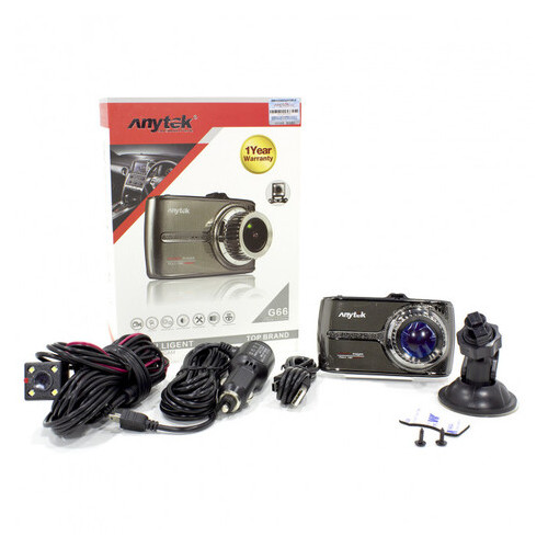 Відеореєстратор із записом звуку Car DVR Anytek G66 3.5 IPS G-Sensor IMX323 (3930-11403) фото №14