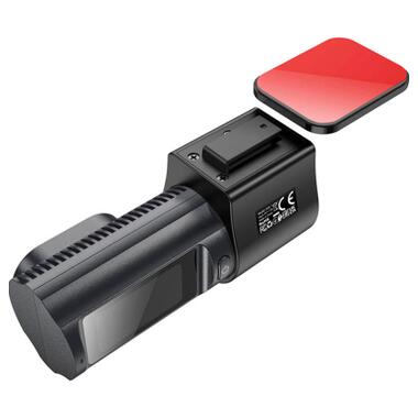 Відеореєстратор HOCO DV8 2K display hidden driving recorder with rear camera Black (6942007623384) фото №5