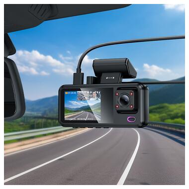 Видеорегистратор HOCO DV15 2-inch display driving recorder (6942007656108) фото №9