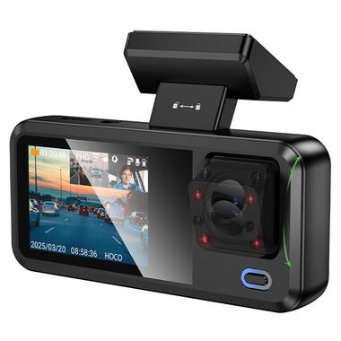 Видеорегистратор HOCO DV15 2-inch display driving recorder (6942007656108) фото №1