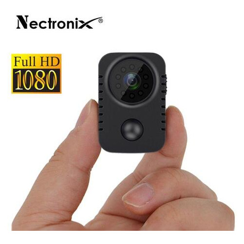 Міні камера з датчиком руху нічним баченням та записом на картку пам'яті Nectronix MD29 FullHD 1080P фото №1