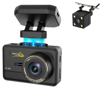 Відеореєстратор Aspiring AT300 Dual, SpeedCam, GPS, Magnet фото №1