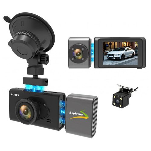 Відеореєстратор Aspiring Alibi 9 GPS 3 Cameras SpeedСam (CD1MP20GAL9) фото №41