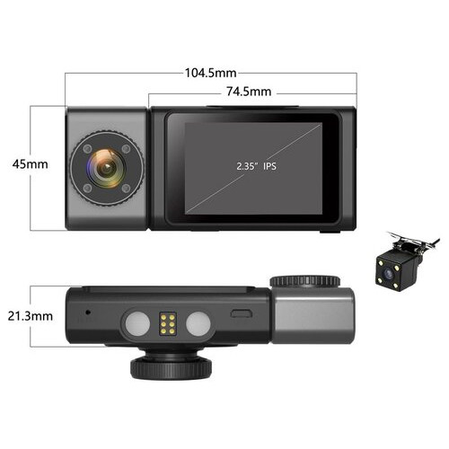 Відеореєстратор Aspiring Alibi 9 GPS 3 Cameras SpeedСam (CD1MP20GAL9) фото №100