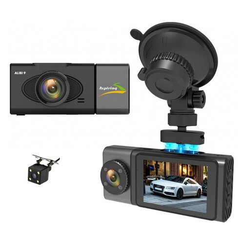 Відеореєстратор Aspiring Alibi 9 GPS 3 Cameras SpeedСam (CD1MP20GAL9) фото №23